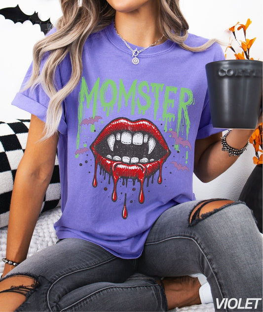 Momster Shirt, Spooky Mama Shirt, Retro Halloween Tee, Mom Life Shirt, Funny Halloween, ®, Spooky Season, Halloween Outfits