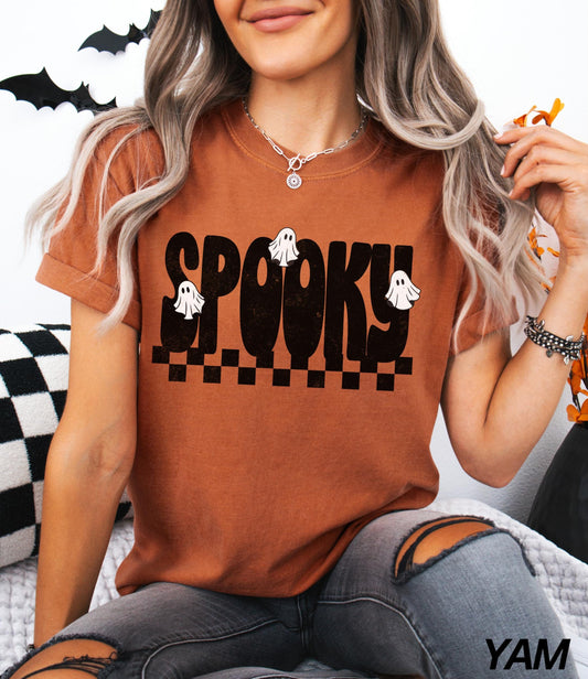Spooky Shirt, Spooky Season Shirt, Halloween Ghost Shirt, Tee, Fall Shirts for Women, Autumn Shirt, Cute Ghosts, Pumpkin Tee