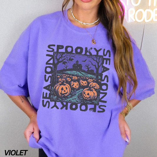 Retro Halloween Shirt, Spooky Season Shirt, Pumpkin Patch Tshirt, Spooky Vibes, Vintage Halloween Tee, ®, Jack O Lantern Shirt
