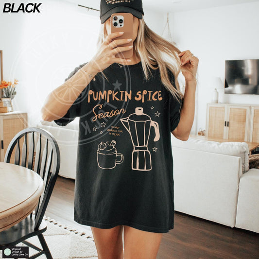 Pumpkin Spice Season Shirt, Pumpkin Spice Shirt, Fall Shirt, Coffee Weather Shirt, Cozy Season, Pumpkin Spice Latte Tshirt, Autumn Shirt