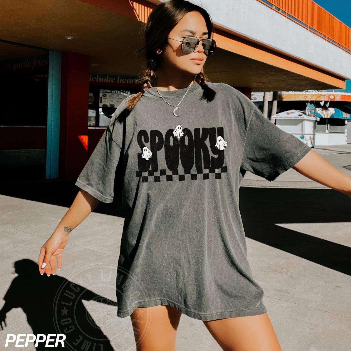 Spooky Shirt, Spooky Season Shirt, Halloween Ghost Shirt, Tee, Fall Shirts for Women, Autumn Shirt, Cute Ghosts, Pumpkin Tee