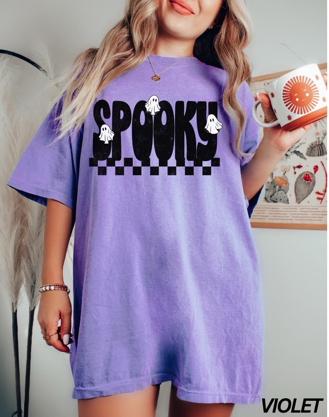 Spooky Shirt, Spooky Season Shirt, Halloween Ghost Shirt, Tee, Fall Shirts for Women, Autumn Shirt, Cute Ghosts, Pumpkin Tee
