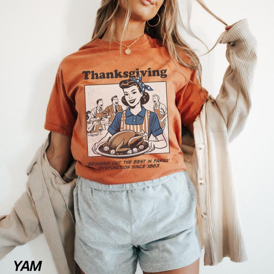 Retro Thanksgiving Shirt, Funny Thanksgiving Shirt, Happy Thanksgiving Tshirt, Fall Shirt, Autumn Shirt, Turkey Day Tee