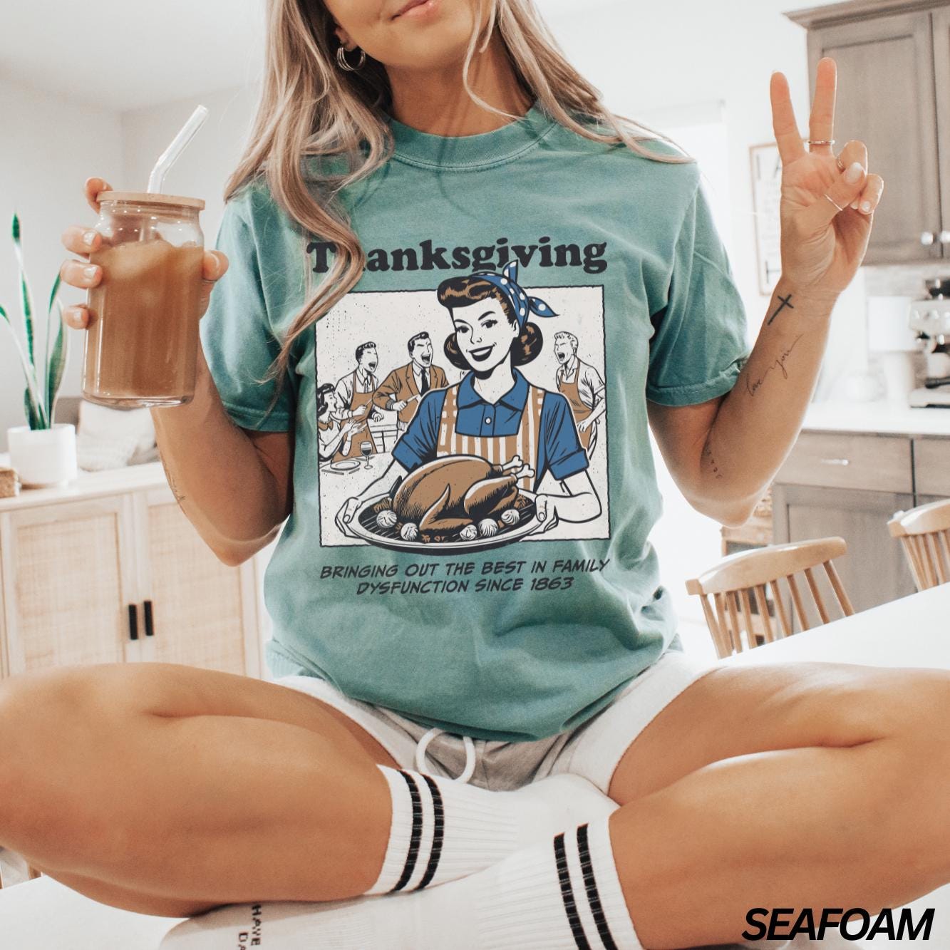 Retro Thanksgiving Shirt, Funny Thanksgiving Shirt, Happy Thanksgiving Tshirt, Fall Shirt, Autumn Shirt, Turkey Day Tee
