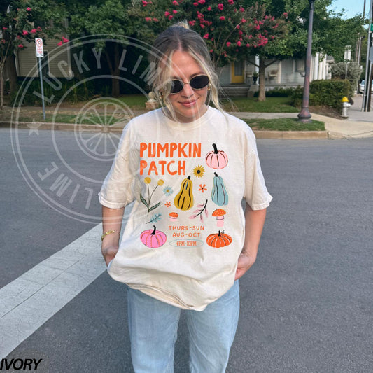 Retro Pumpkin Shirt, Pumpkin Patch Shirt, Floral Fall Shirt, Boho Pumpkin Shirt, Abstract Flower, Farmers Market Shirt, Pumpkin Season Shirt