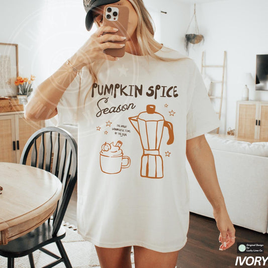 Pumpkin Spice Shirt, Fall Shirt, Coffee Weather Shirt, Pumpkin Season, Pumpkin Spice Latte Tshirt, Pumpkin Shirt, Pumpkin Spice Season Tee