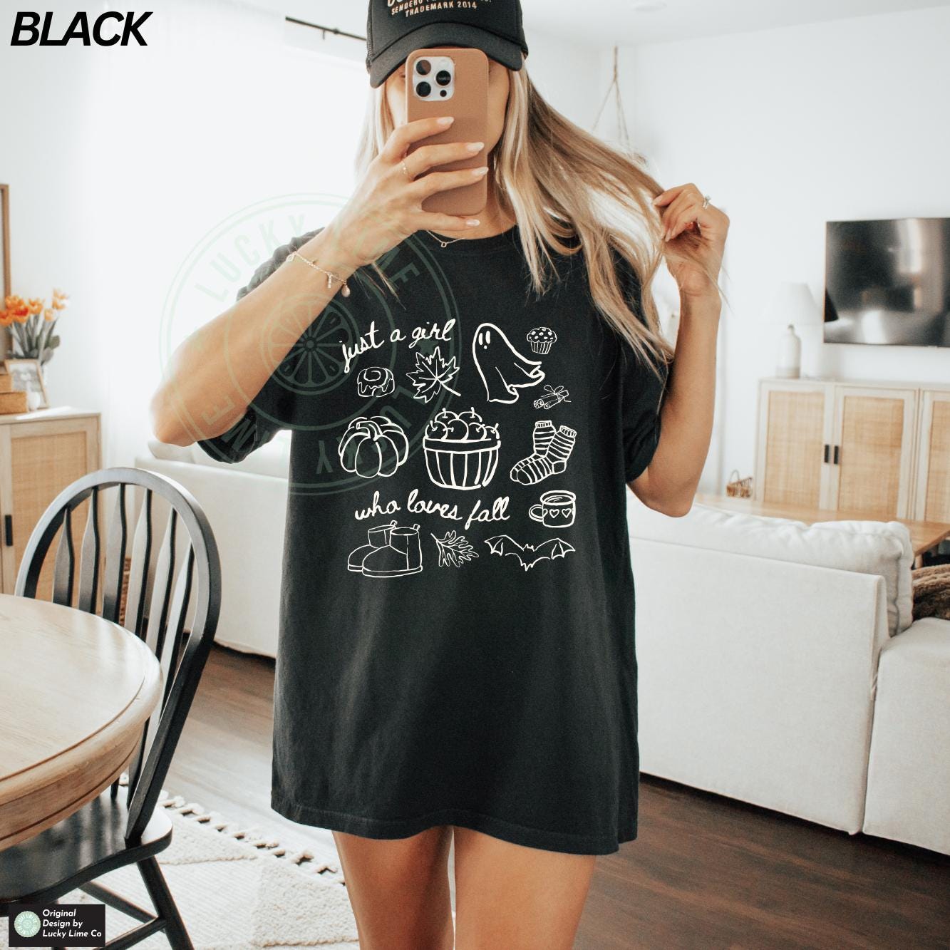 Just A Girl Who Loves Fall Shirt, Pumpkin Season Shirt, Coffee Lover Shirt, Thanksgiving Shirt, Fall Shirt, Autumn Shirt, Cute Ghost Tshirt