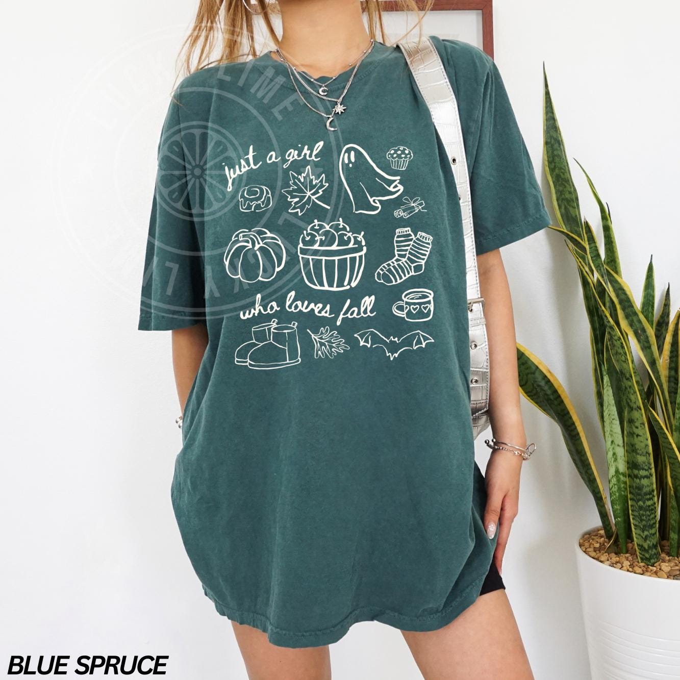 Just A Girl Who Loves Fall Shirt, Pumpkin Season Shirt, Coffee Lover Shirt, Thanksgiving Shirt, Fall Shirt, Autumn Shirt, Cute Ghost Tshirt