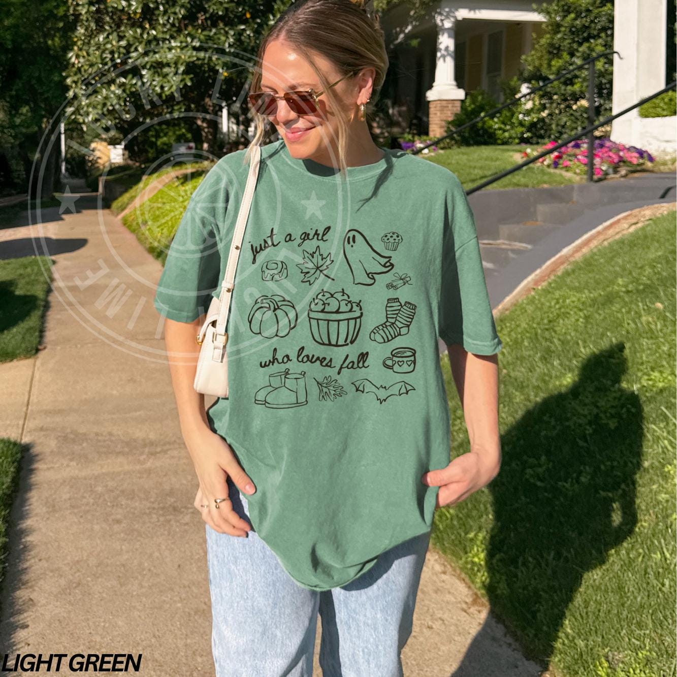 Just A Girl Who Loves Fall Shirt, Pumpkin Season Shirt, Coffee Weather Shirt, Halloween Shirt, Fall Shirt, Autumn Shirt, Cute Ghost Shirt