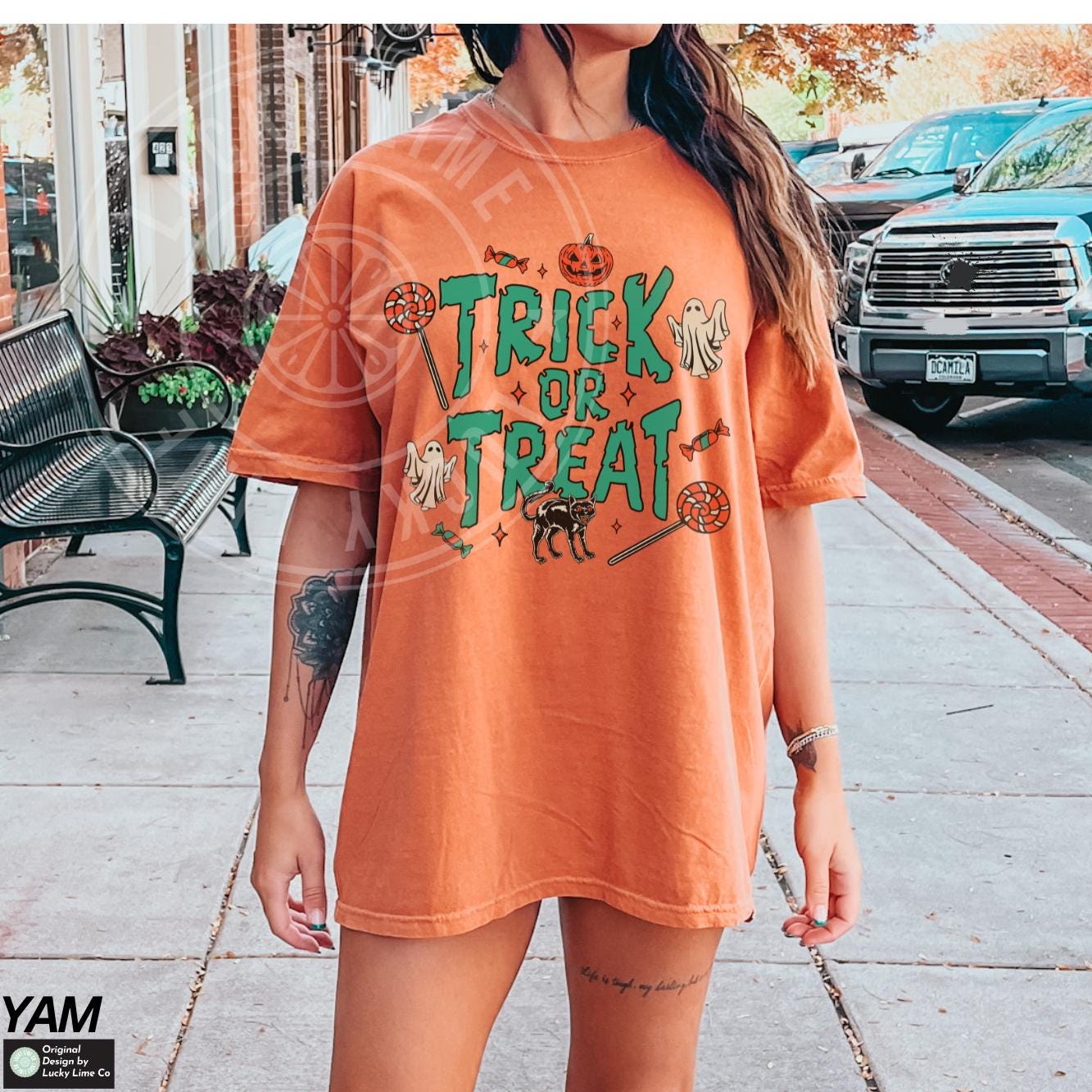 Trick or Treat Shirt, Halloween Shirt, Pumpkin Season Shirt, Cute Ghost Shirt, Spooky Vibes Shirt, Retro Halloween Tee, Fall