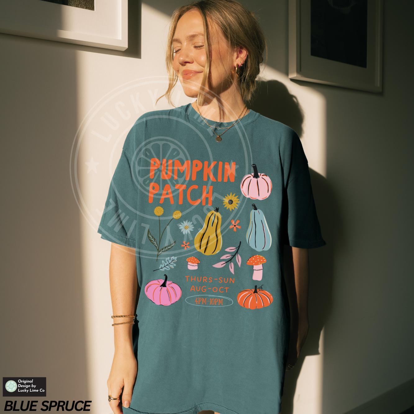 Retro Pumpkin Shirt, Pumpkin Patch Shirt, Floral Fall Shirt, Boho Pumpkin Shirt, Abstract Flower, Farmers Market Shirt, Pumpkin Season Shirt