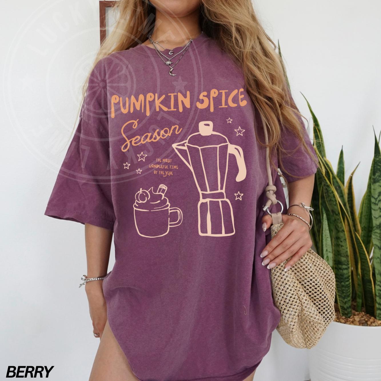 Pumpkin Spice Season Shirt, Pumpkin Spice Shirt, Fall Shirt, Coffee Weather Shirt, Cozy Season, Pumpkin Spice Latte Tshirt, Autumn Shirt
