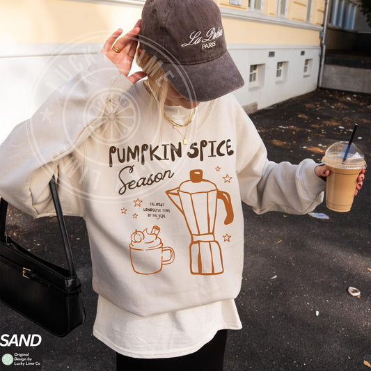 Pumpkin Spice Sweatshirt, Fall Sweatshirt, Coffee Weather Shirt, Pumpkin Spice Lover, Pumpkin Spice Latte, Pumpkin Top, Pumpkin Spice Season