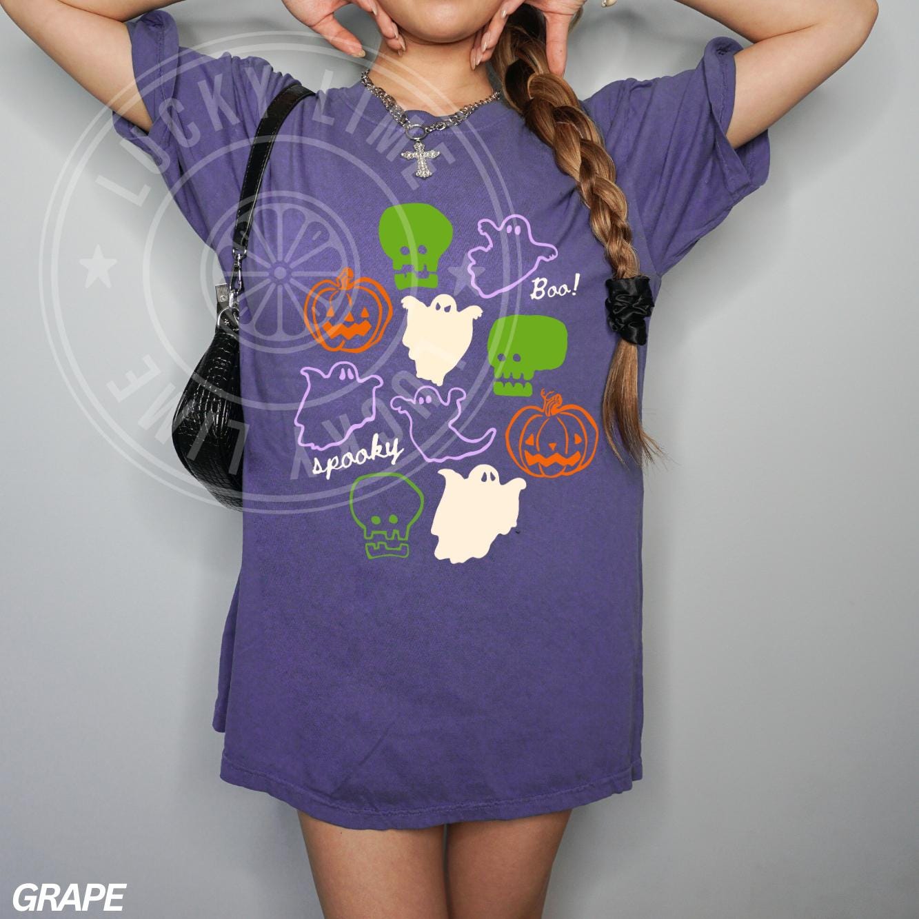 Retro Halloween Shirt, Halloween Tshirt, Skeleton Halloween Tee, Cute Ghost Shirt, Pumpkin Season, Spooky Vibes Graphic Tee