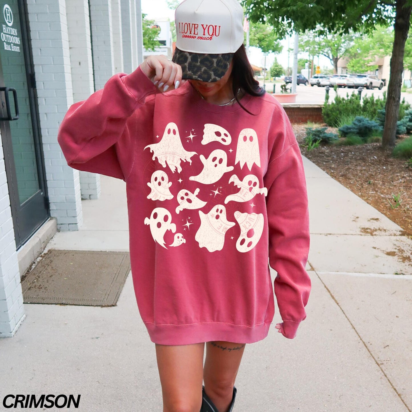 Halloween Ghost Sweatshirt, Ghost Collage Shirt, Halloween Sweatshirt, Sweatshirt, Fall Sweater, Spooky Season, Spooky Vibes