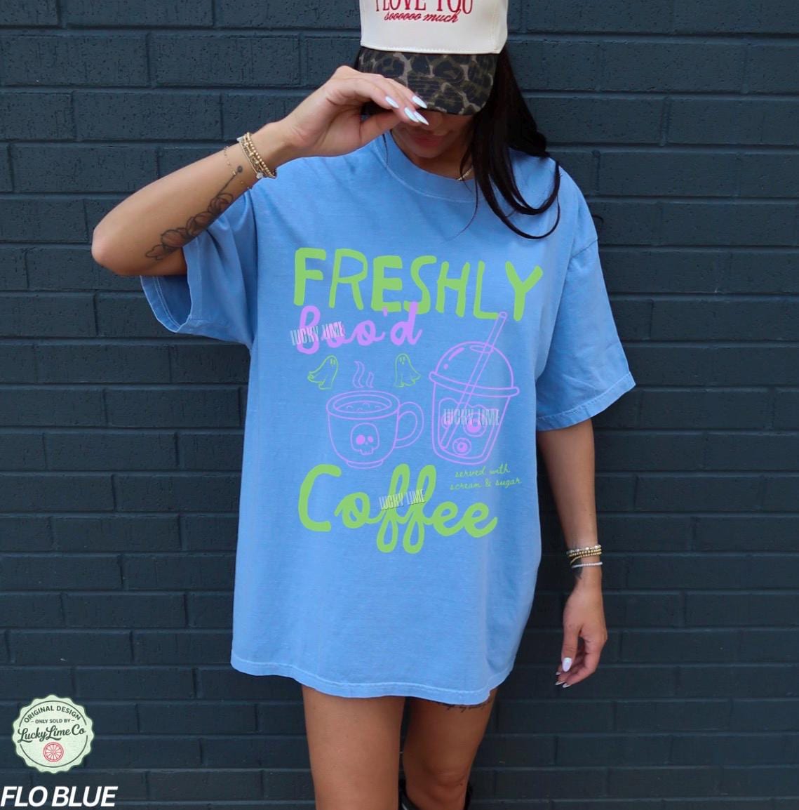 Halloween Coffee Shirt, Freshly Boo’d Coffee Tee, Spooky Season Shirt, Cute Ghost Shirt, Skeleton Halloween Coffee Lover Gift, Pumpkin Spice