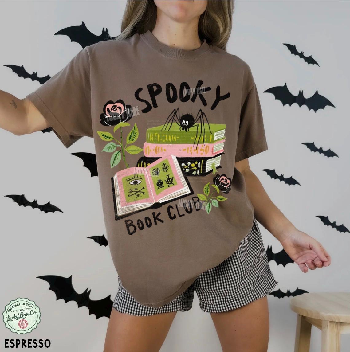Spooky Book Club Shirt, Halloween Book Shirt, Spooky Reader Tshirt, Read More Books Shirt, Salem Book Club Graphic Tee, Bookish Apparel