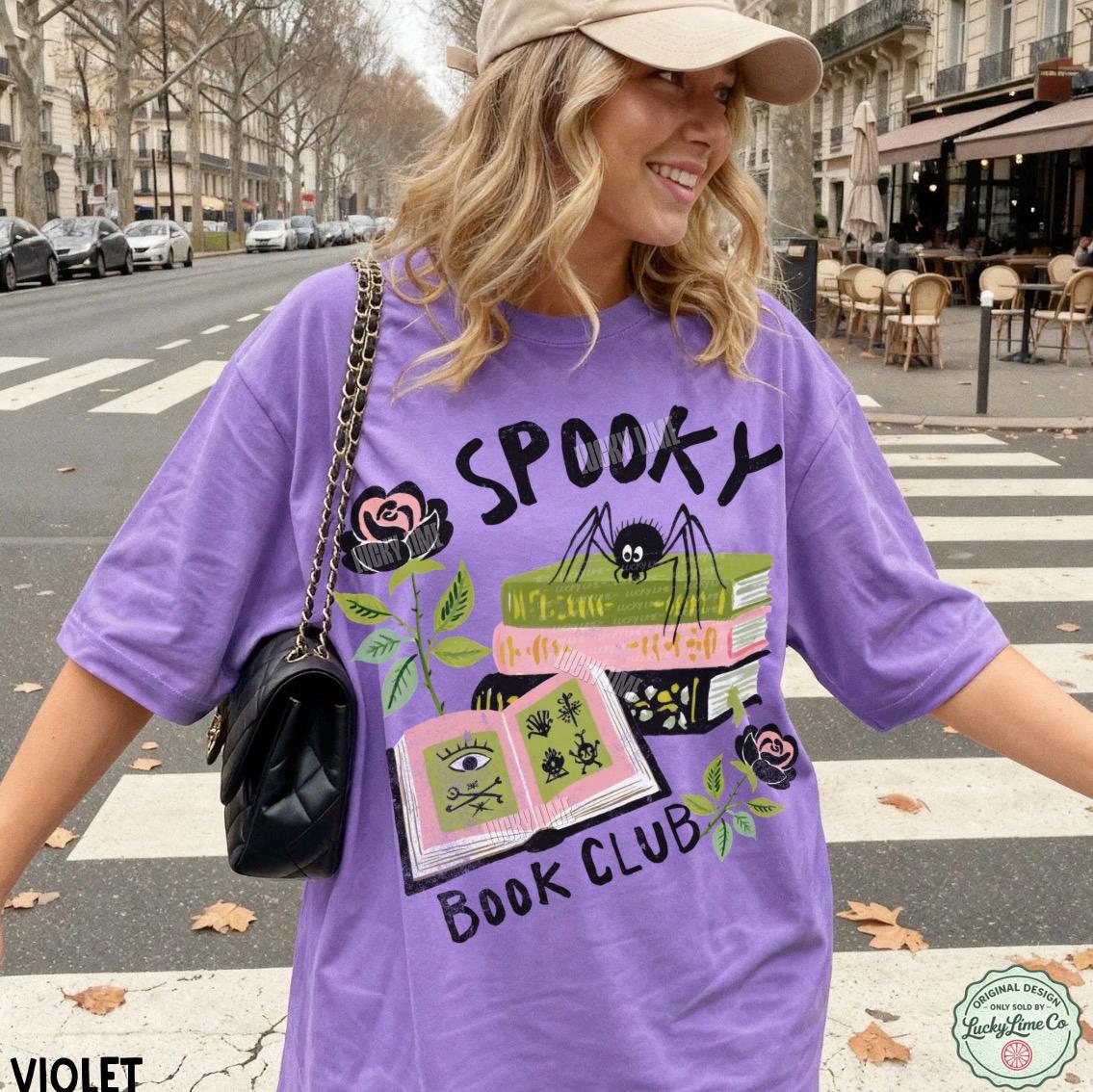 Spooky Book Club Shirt, Halloween Book Shirt, Spooky Reader Tshirt, Read More Books Shirt, Salem Book Club Graphic Tee, Bookish Apparel