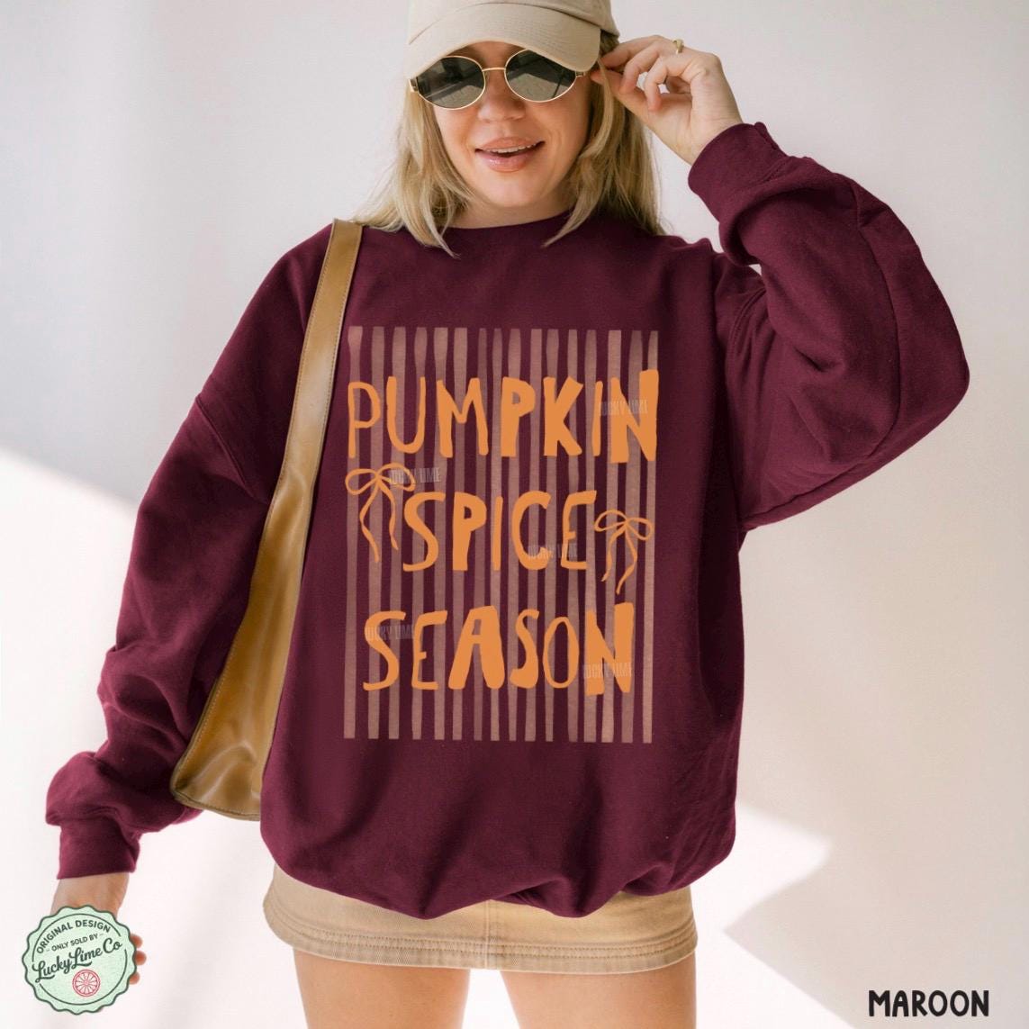 Pumpkin Spice Season Sweatshirt, Pumpkin Spice Shirt, Womens Fall Sweater, Coffee Weather Shirt, Preppy Fall Shirt, Trendy Coffee Shirt