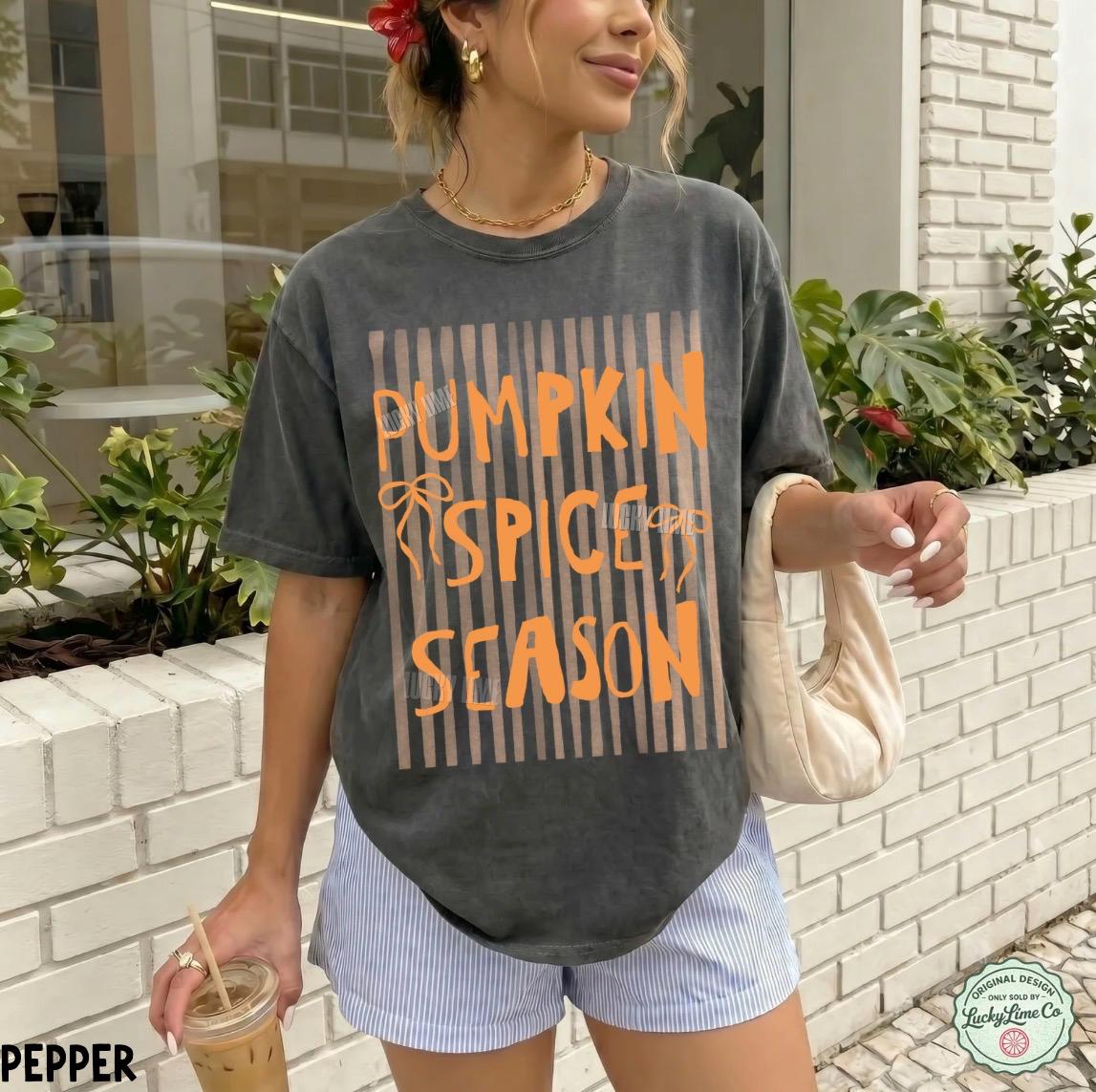 Pumpkin Spice Season Shirt, Pumpkin Spice Shirt, Womens Fall Tshirts, Coffee Weather Shirt, Preppy Fall Tee, Coffee Shirt