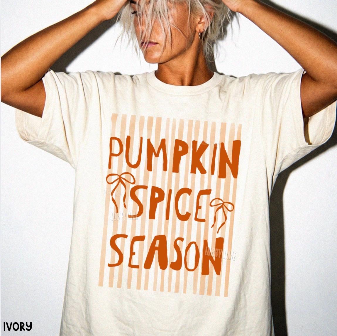 Pumpkin Spice Season Shirt, Pumpkin Spice Tshirt, Womens Fall Apparel, Coffee Weather Shirt, Preppy Fall Tee, Coffee Shirt