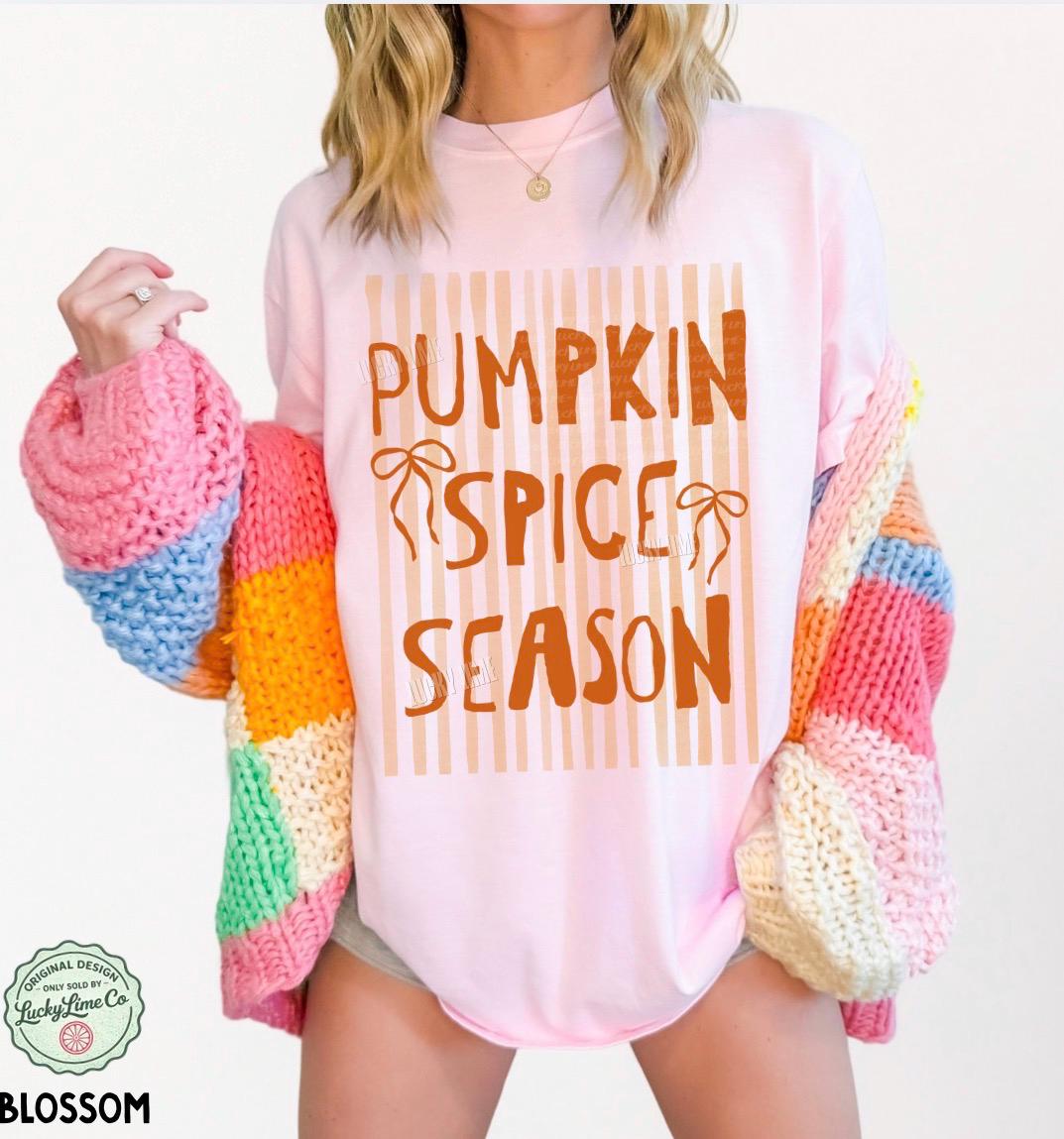 Pumpkin Spice Season Shirt, Pumpkin Spice Tshirt, Womens Fall Apparel, Coffee Weather Shirt, Preppy Fall Tee, Coffee Shirt