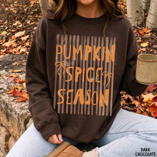Pumpkin Spice Season Sweatshirt, Pumpkin Spice Shirt, Womens Fall Sweater, Coffee Weather Shirt, Preppy Fall Shirt, Trendy Coffee Shirt