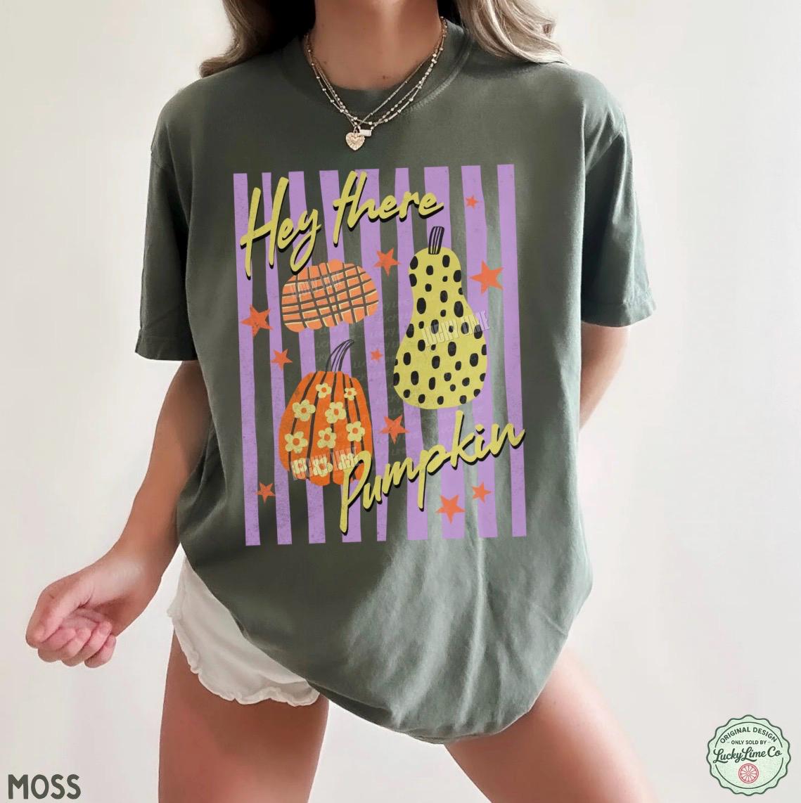Hey There Pumpkin Shirt, Pumpkin Season Tshirt, Pumpkin Patch Graphic Tee, Womens Fall Shirt, Fall Shirt, Thanksgiving Gift