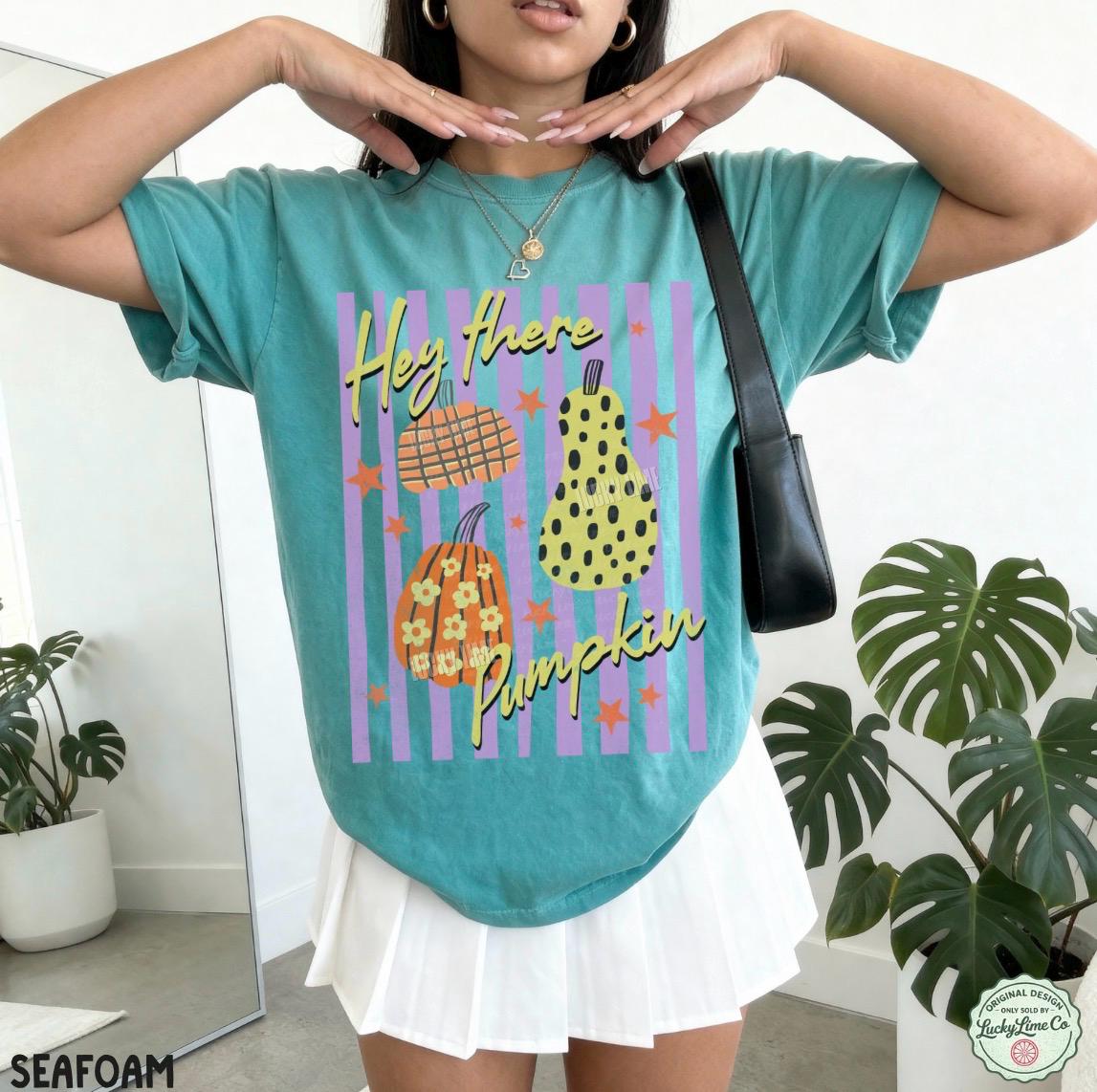 Hey There Pumpkin Shirt, Pumpkin Season Tshirt, Pumpkin Patch Graphic Tee, Womens Fall Shirt, Fall Shirt, Thanksgiving Gift