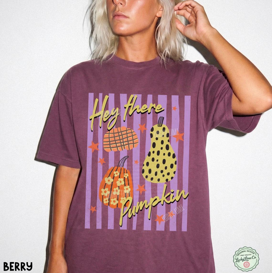 Hey There Pumpkin Shirt, Pumpkin Season Tshirt, Pumpkin Patch Graphic Tee, Womens Fall Shirt, Fall Shirt, Thanksgiving Gift
