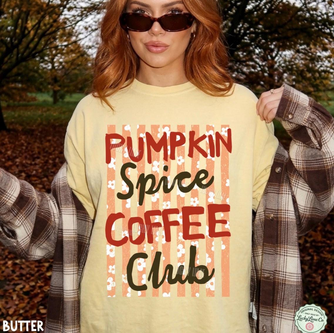 Pumpkin Spice Coffee Club Shirt, Pumpkin Spice Latte Tshirt, Womens Fall Shirt, Preppy Fall Tee, Pumpkin Season Shirt, Fall Graphic Tee