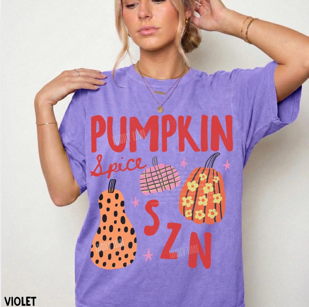 Pumpkin Spice Season Shirt, Pumpkin Spice SZN Tshirt, Trendy Fall Tee, Womens Fall Apparel, Pumpkin Season Graphic Tee