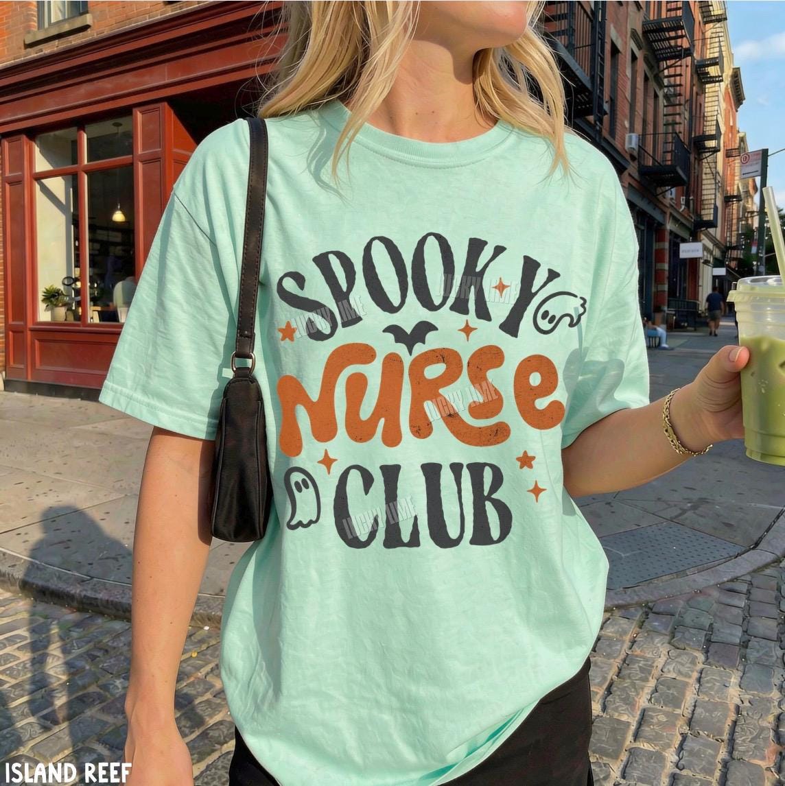 Spooky Nurse Club Shirt, Nurse Halloween Shirt, Halloween Nurse Tshirt, Registered Nurse Shirt, Nurse Shirt for Work, Ghost Halloween Tee