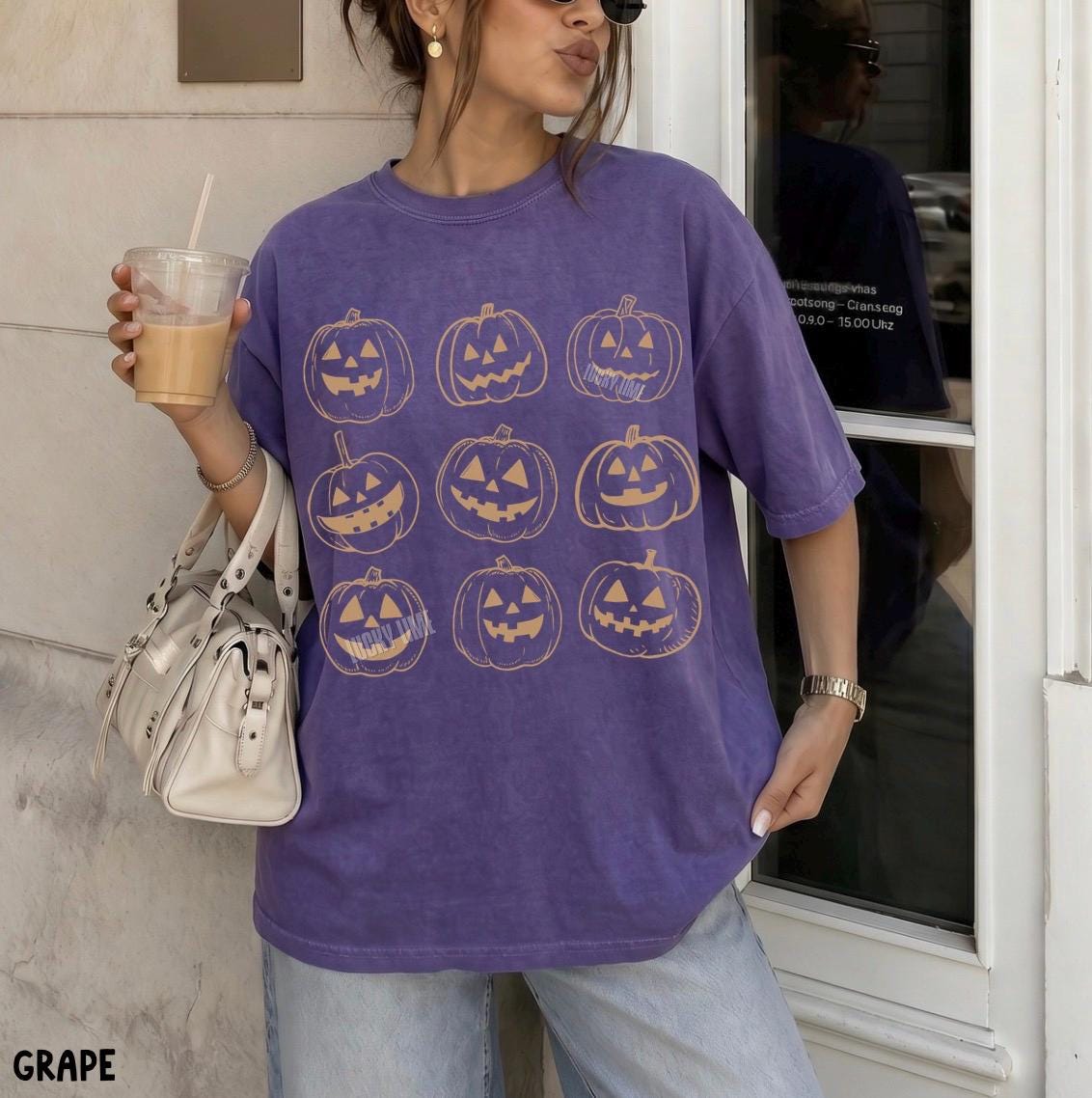 Pumpkin Shirt, Halloween Shirt for Women, Jack O Lantern Shirt, Spooky Season Shirt, Fall Tee, Autumn Shirt, Pumpkin Season