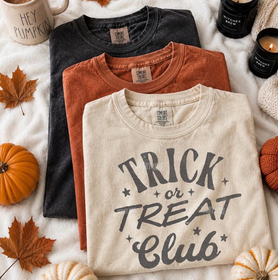 Trick or Treat Shirt, Trick or Treat Club Shirt, Family Halloween Tee, Spooky Season T-Shirt, Trendy Halloween Graphic Tee