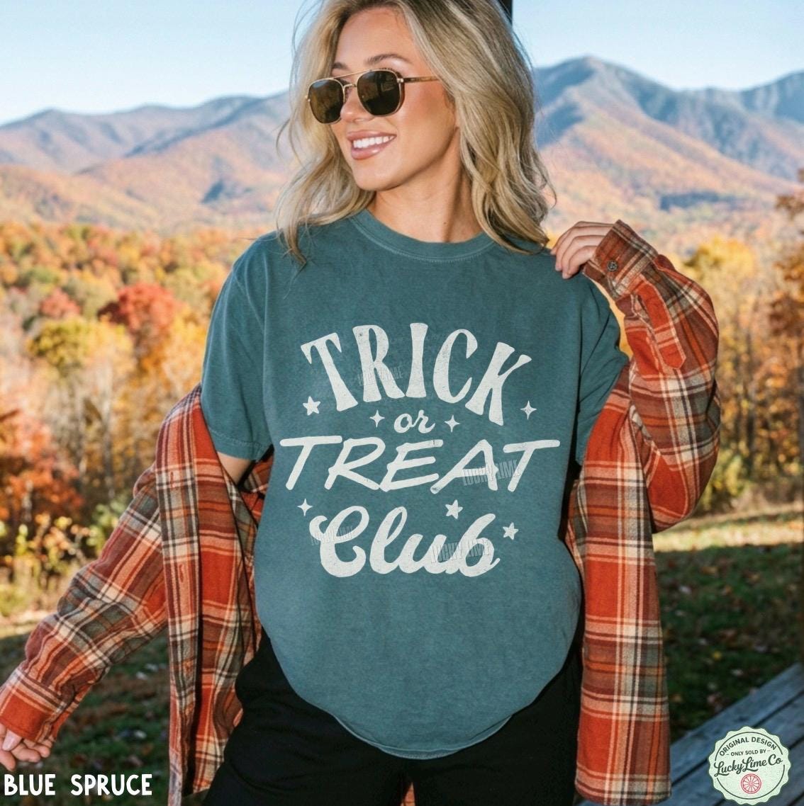 Trick or Treat Shirt, Trick or Treat Club TShirt, Family Halloween Tee, Spooky Season T-Shirt, Trendy Halloween Graphic Tee
